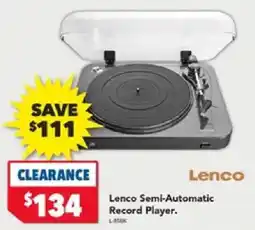 Harvey Norman Lenco Semi-Automatic Record Player offer