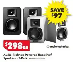 Harvey Norman Audio-Technica Powered Bookshelf Speakers offer