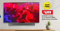 Harvey Norman LG SC9S C-Series 3.1.3-Channel 400W Dolby Atmos Soundbar offer