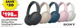 Harvey Norman Sony WH-CH730N Wireless Noise Cancelling Headphones offer