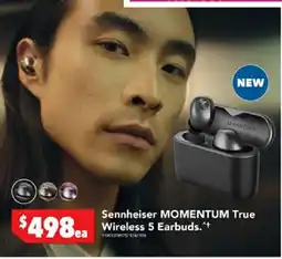 Harvey Norman Sennheiser MOMENTUM True Wireless 5 Earbuds offer