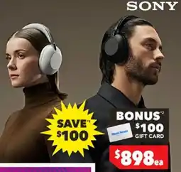 Harvey Norman Sony 1000X THE COLLEXION Wireless Noise Cancelling Headphones offer