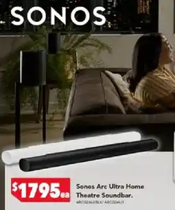 Harvey Norman Sonos Arc Ultra Home Theatre Soundbar offer