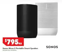 Harvey Norman Sonos Move 2 Portable Smart Speaker offer
