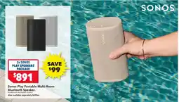 Harvey Norman Sonos Play Portable Multi-Room Bluetooth Speaker offer