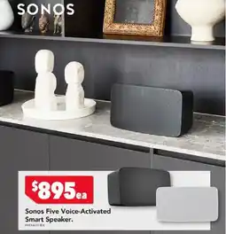 Harvey Norman Sonos Five Voice-Activated Smart Speaker offer