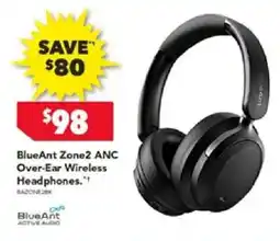 Harvey Norman BlueAnt Zone2 ANC Over-Ear Wireless Headphones offer