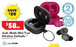 Harvey Norman JLab JBuds Mini True Wireless Earbuds offer