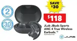 Harvey Norman JLab JBuds Sports ANC 4 True Wireless Earbuds offer