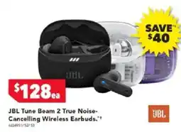 Harvey Norman JBL Tune Beam 2 True Noise-Cancelling Wireless Earbuds offer