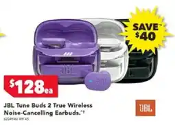 Harvey Norman JBL Tune Buds 2 True Wireless Noise-Cancelling Earbuds offer