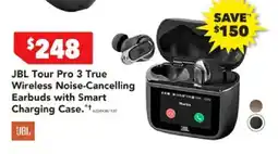 Harvey Norman JBL Tour Pro 3 True Wireless Noise-Cancelling Earbuds with Smart Charging Case offer