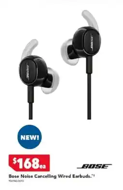 Harvey Norman Bose Noise Cancelling Wired Earbuds offer