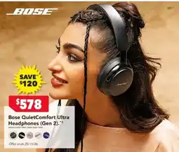 Harvey Norman Bose QuietComfort Ultra Headphones (Gen 2) offer