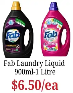 Farmer Jack's Fab Laundry Liquid offer