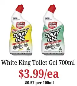 Farmer Jack's White King Toilet Gel offer