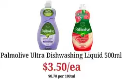 Farmer Jack's Palmolive Ultra Dishwashing Liquid offer