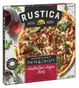 IGA Rustica by McCain Stone Baked Pizza 335‑450g Selected Varieties offer