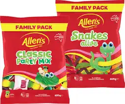 IGA Allen’s Lollies Family‑420g Selected Varieties offer