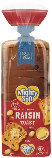 IGA Mighty Soft Raisin Toast offer