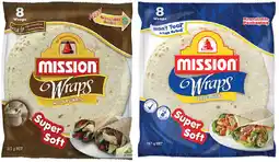 IGA Mission Wraps 6‑8 Pack Selected Varieties offer