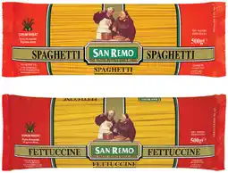 IGA San Remo Pasta Selected Varieties offer