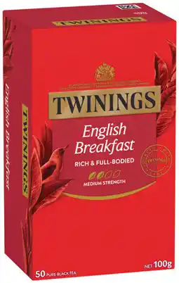 IGA Twinings Tea Bags Selected Varieties offer