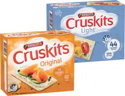 IGA Arnott’s Cruskits Crispbread Selected Varieties offer