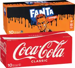 IGA Coca‑Cola, Fanta or Mount Franklin Lightly Sparkling Water 10x375mL Selected Varieties offer
