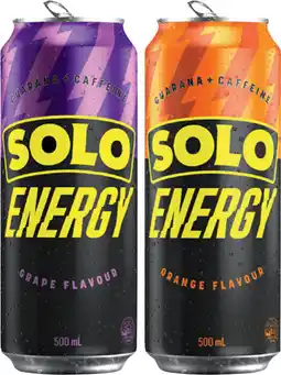 IGA Solo Energy Drink Selected Varieties offer