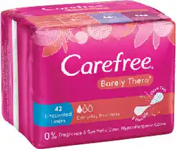 IGA Carefree Barely There Unscented Liners offer