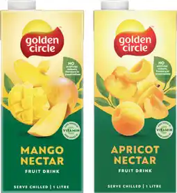 IGA Golden Circle Nectar Fruit Drink Selected Varieties offer