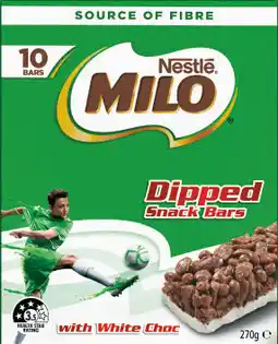 IGA Nestlé Milo Snack Bars Selected Varieties offer