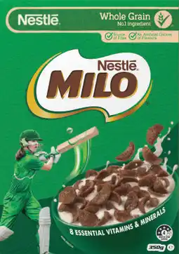 IGA Nestlé Milo Cereal Selected Varieties offer