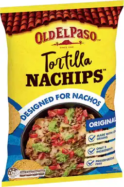 IGA Old El Paso Tortilla Nachips Original offer