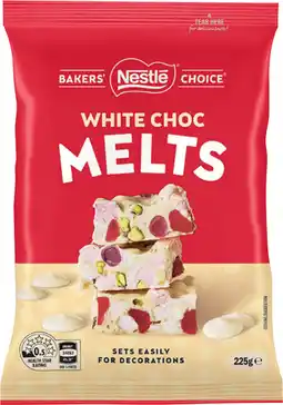 IGA Nestlé Bakers’ Choice Choc Melts 225g or Baking Chocolate Block 170g Selected Varieties offer