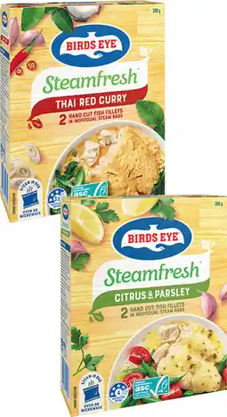 IGA Birds Eye SteamFresh Fish Fillets Selected Varieties offer