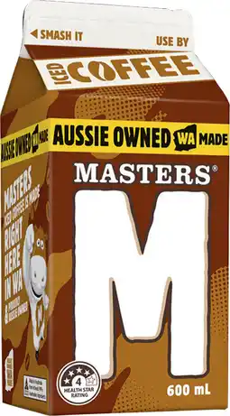 IGA Masters Flavoured Milk Selected Varieties offer