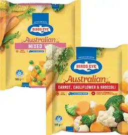 IGA Birds Eye Snap Frozen Vegetables Selected Varieties offer