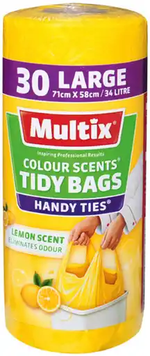 IGA Multix Colour Scents Handy Ties Tidy Bags 25‑35 Pack Selected Varieties offer