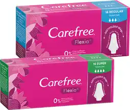 IGA Carefree Flexia Regular or Super Tampons 16 Pack offer