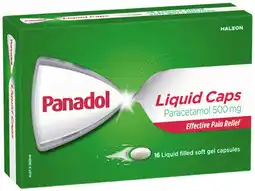 IGA Panadol Paracetamol Liquid Caps offer