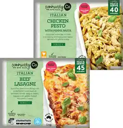 IGA Community Co Italian Family Meals offer