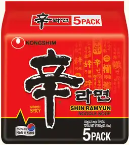 IGA Nongshim Instant Noodle Selected Varieties offer
