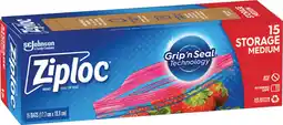 IGA Ziploc Resealable Medium Storage Bags offer