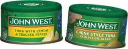 IGA John West Tuna Selected Varieties offer