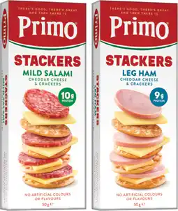IGA Primo Stackers or Trios 45‑57g Selected Varieties offer