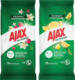 IGA Ajax Multipurpose Wipes* Selected Varieties offer