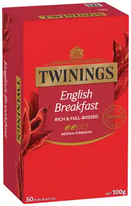 IGA Twinings English Breakfast Tea Bags offer