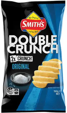 IGA Smith’s Double Crunch Original Potato Chips offer